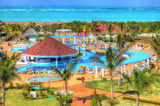 Caribbean Resort and Seaside - Stock Photo
