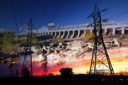 Electric Dam 03 - Stock Photo