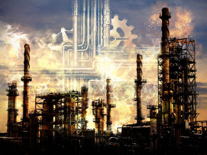 Modern Oil Refinery Concept