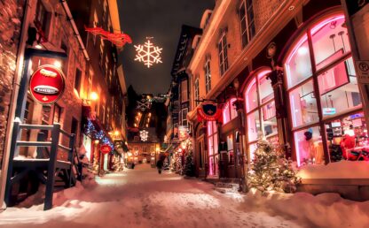 Old Quebec Shopping Alley