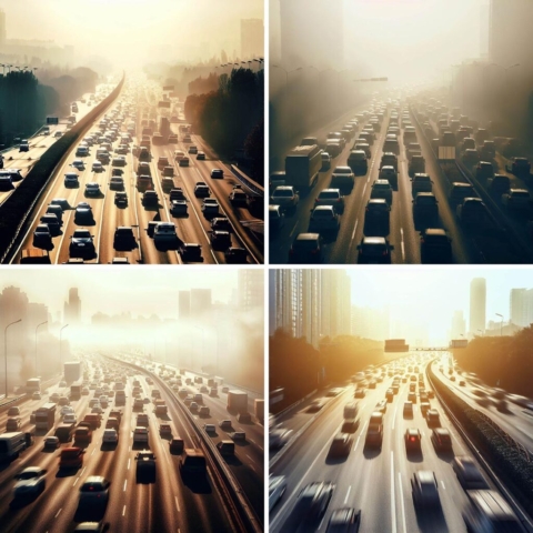 AI Traffic Smog and Pollution