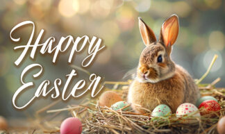 Happy Easter Wishes - Adorable Bunny
